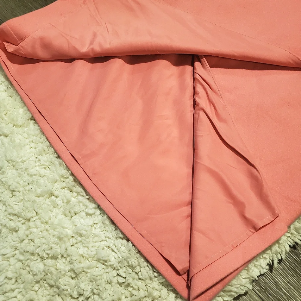 NWT LOFT Petite Pink Wool Soft Pencil Skirt 14P - Picture 4 of 14